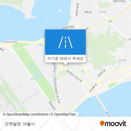 모랫말로 지도