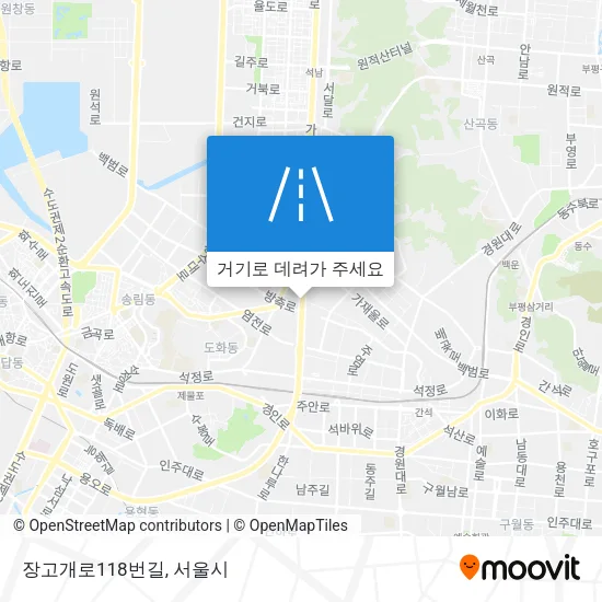 장고개로118번길 지도