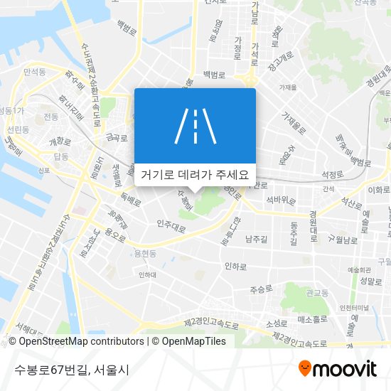 수봉로67번길 지도