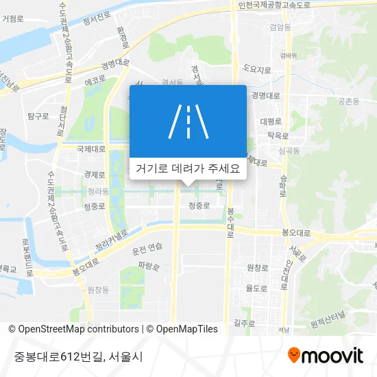 중봉대로612번길 지도