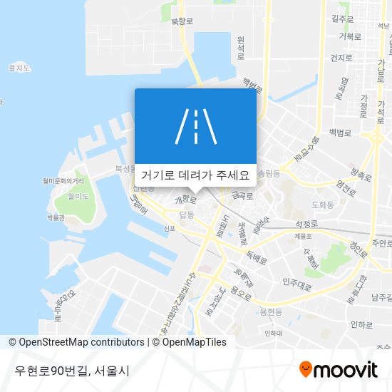 우현로90번길 지도
