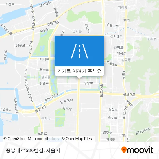 중봉대로586번길 지도