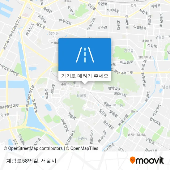 계림로58번길 지도
