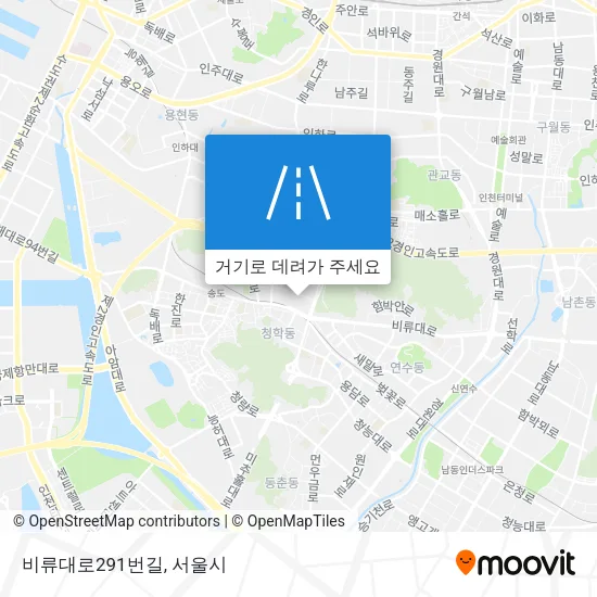 비류대로291번길 지도