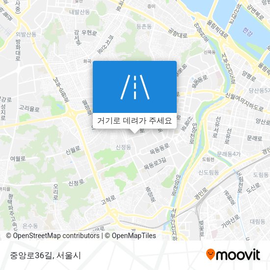 중앙로36길 지도