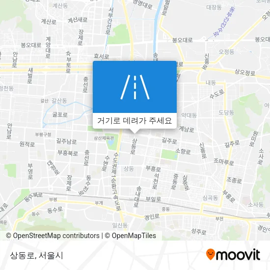 상동로 지도