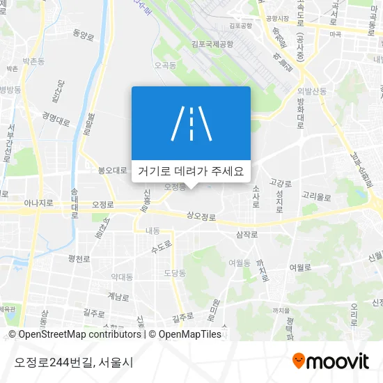 오정로244번길 지도