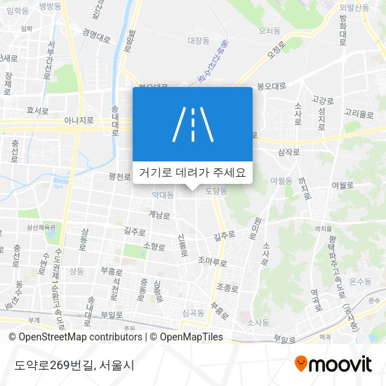 도약로269번길 지도