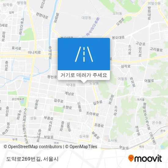 도약로269번길 지도