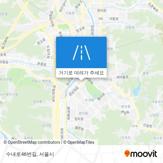 수내로46번길 지도