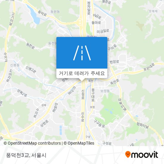 풍덕천3교 지도