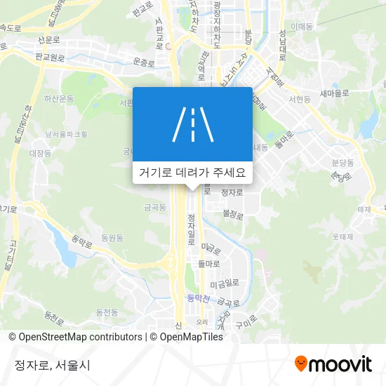 정자로 지도