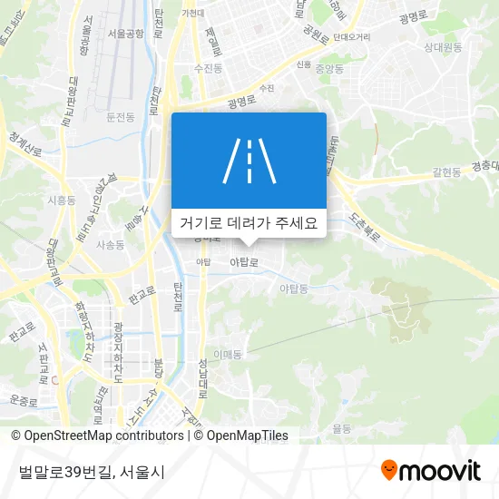 벌말로39번길 지도