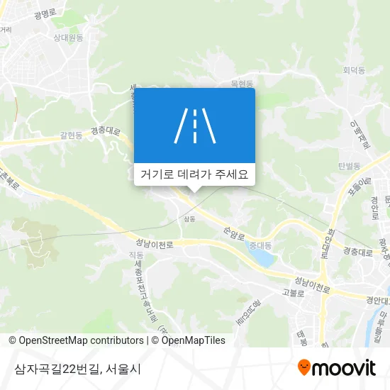 삼자곡길22번길 지도