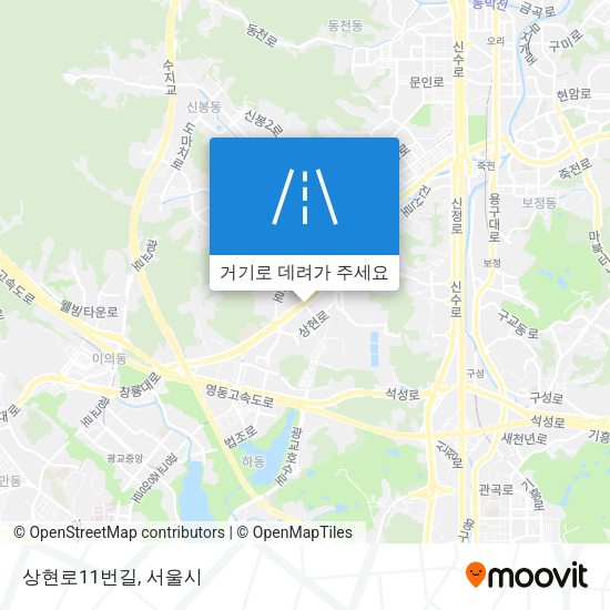 상현로11번길 지도