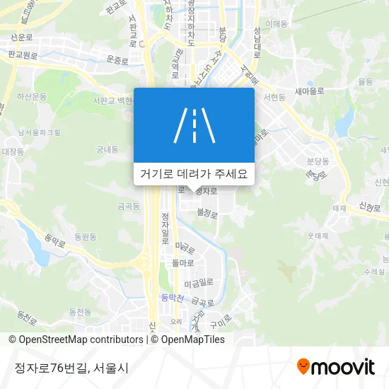 정자로76번길 지도