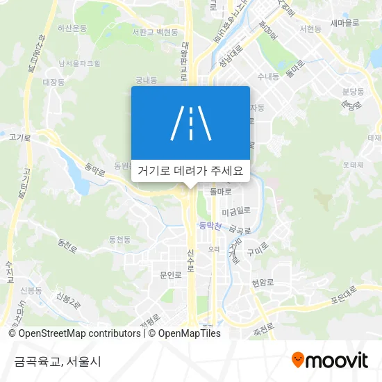 금곡육교 지도