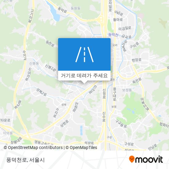 풍덕천로 지도