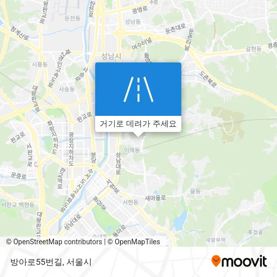 방아로55번길 지도