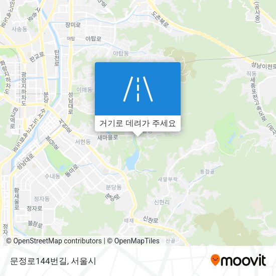 문정로144번길 지도