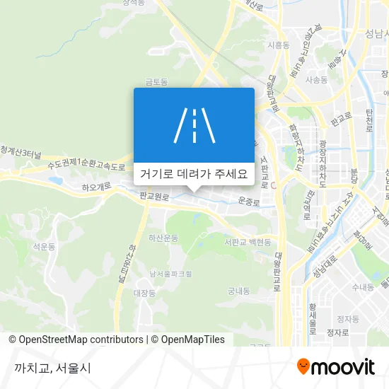 까치교 지도