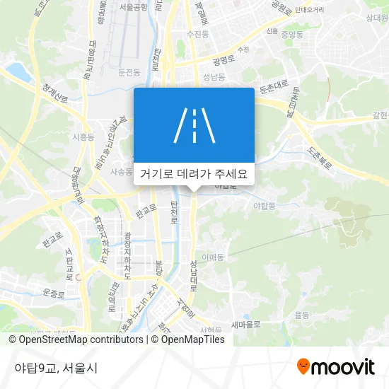 야탑9교 지도