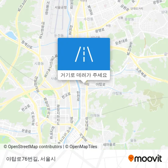 야탑로76번길 지도