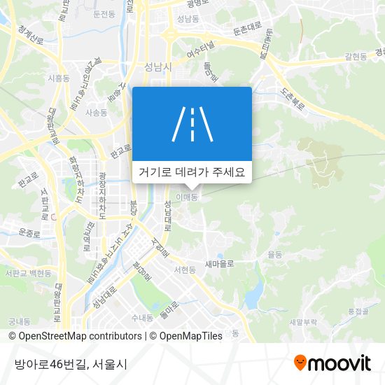 방아로46번길 지도