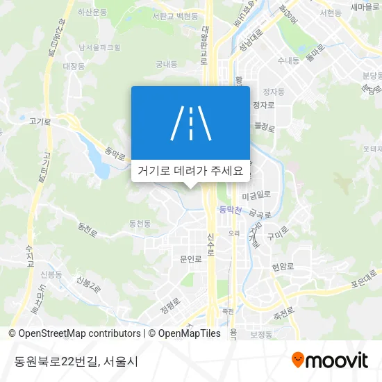 동원북로22번길 지도