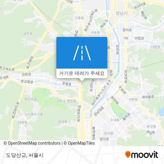 도당산교 지도