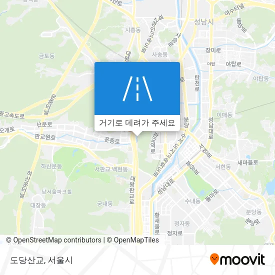 도당산교 지도