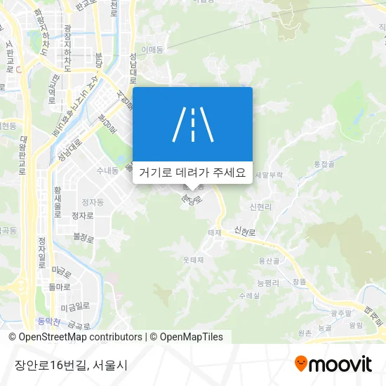 장안로16번길 지도