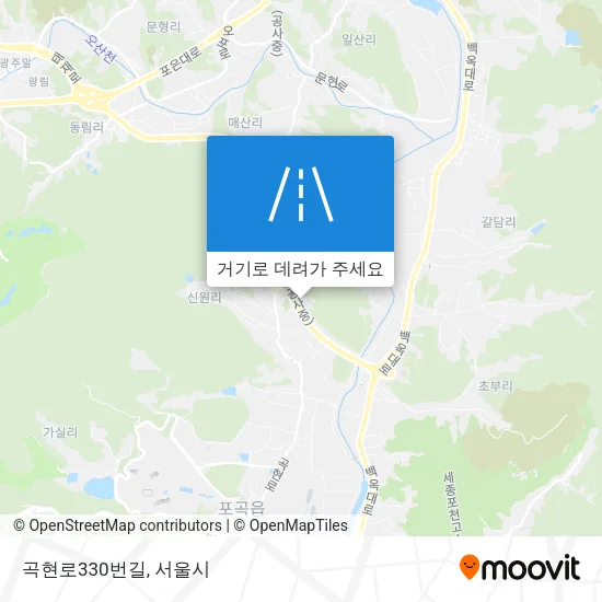 곡현로330번길 지도