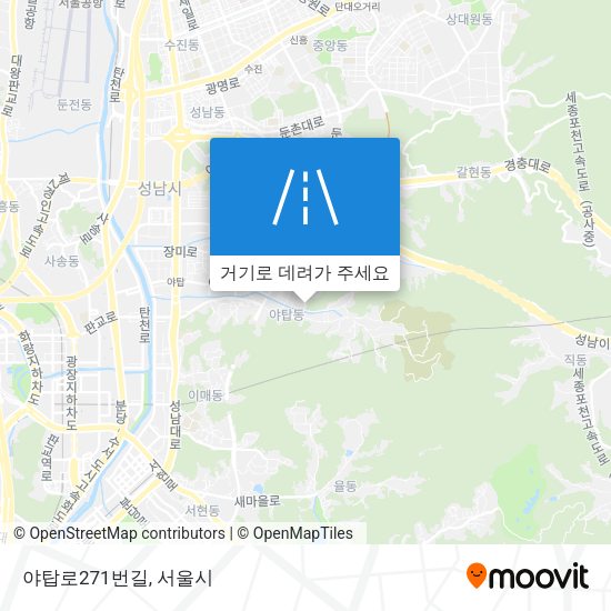 야탑로271번길 지도