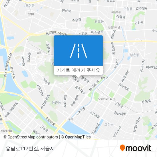용담로117번길 지도