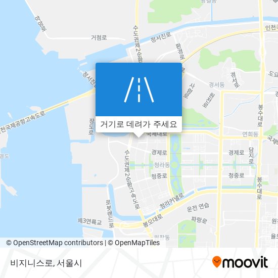 비지니스로 지도
