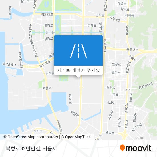 북항로32번안길 지도