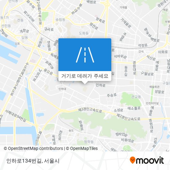 인하로134번길 지도