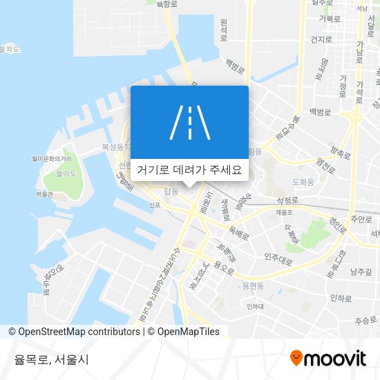 율목로 지도