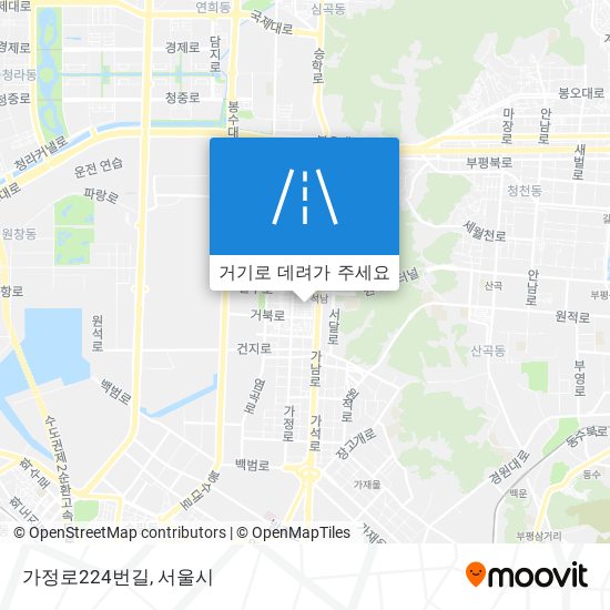 가정로224번길 지도