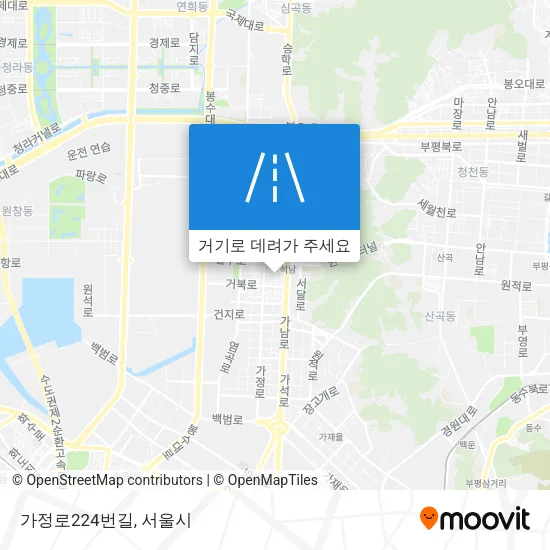 가정로224번길 지도
