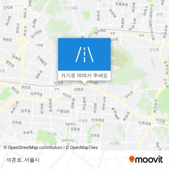 석촌로 지도