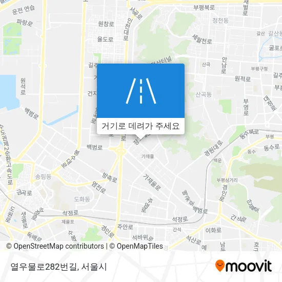 열우물로282번길 지도