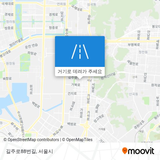 길주로88번길 지도