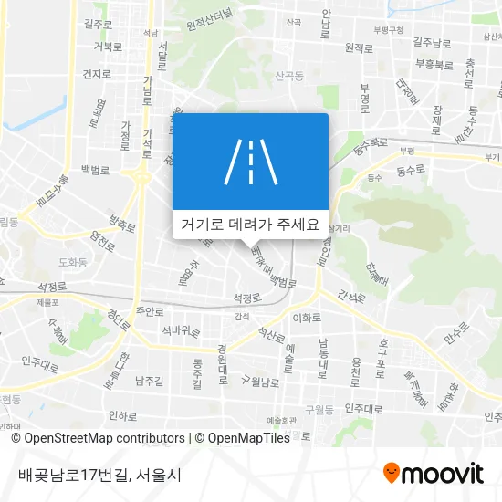 배곶남로17번길 지도
