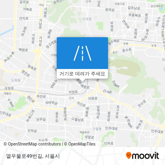 열우물로49번길 지도