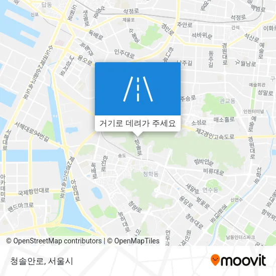 청솔안로 지도