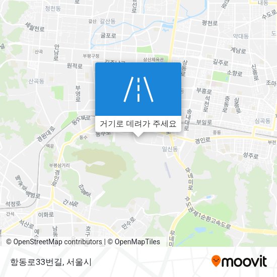 항동로33번길 지도
