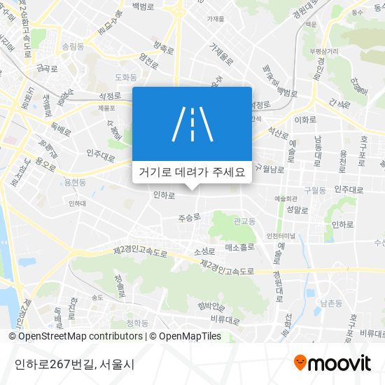 인하로267번길 지도