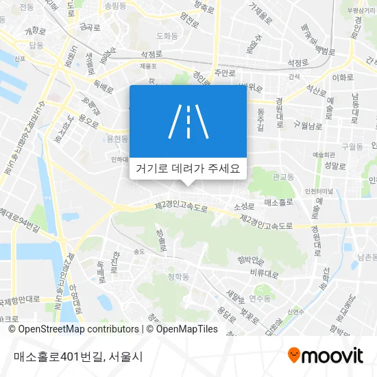 매소홀로401번길 지도
